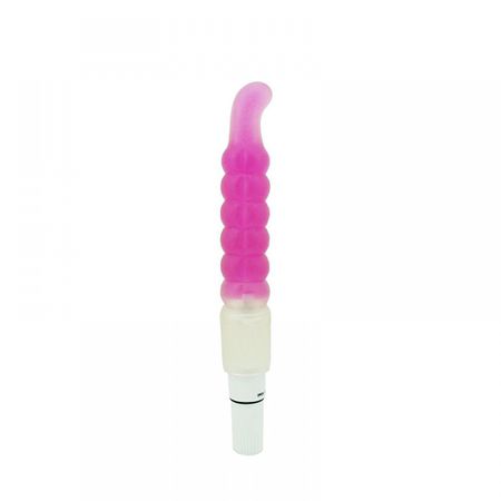 *Vibrador Com Capa Escalonada Removível 15x10cm VP (VB033A) - Roxo