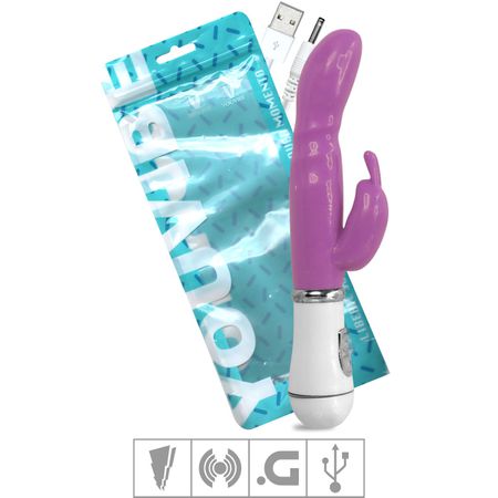 Vibrador Ponto G Recarregavél VP (PG015R) - Roxo