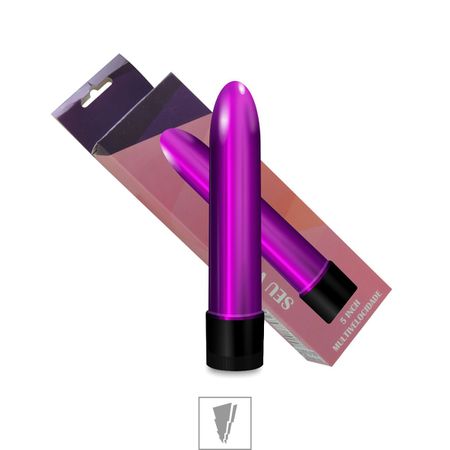 *Vibrador Personal Metálico 11x8cm VP (PS006B-ST323) - Roxo