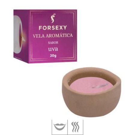 *Vela Aromática Beijável For sexy 20g (ST793) - Uva