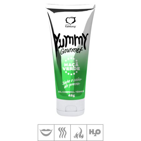 Gel Comestível Yummy Gourmet Hot 45g (ST885) - Maçã Verde