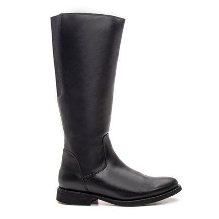 BOTA MONTARIA FEMININA COURO PRETO - COUROWEST