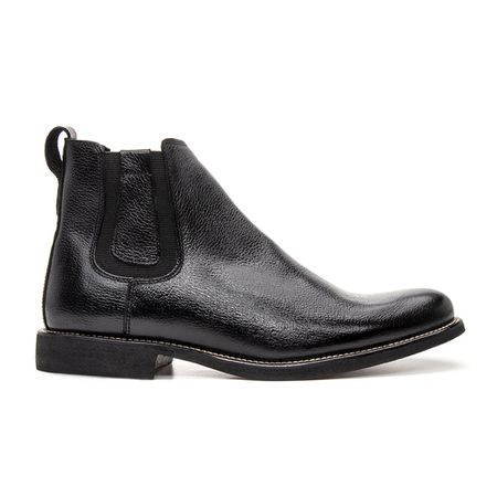 BOTA CHELSEA ANATÔMICA COURO FLOATHER PRETO - COUROWEST