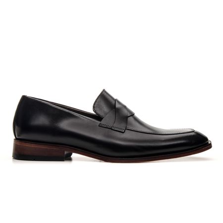 SAPATO LOAFER FRANCÊS COURO NOBRE PRETO - COUROWEST