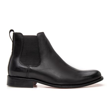 BOTA CHELSEA COM SOLADO EM COURO - NOBRE PRETO - COUROWEST