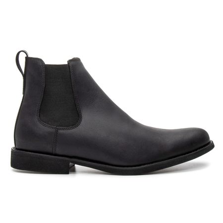 BOTA CHELSEA ANATÔMICA COURO HIDROFUGADO PRETO - COUROWEST