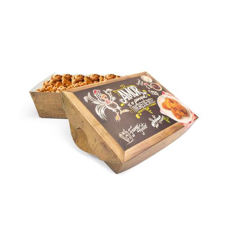 BOX FRANGO FRITO PREMIUM MÉDIA - 50 UNIDADES - CaixaMix Embalagens