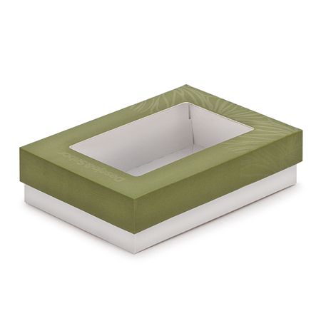 CAIXA BOMBOM PREMIUM C/VISOR 6 BOMBONS PERSONALIZADA - 50 UNIDADES - CaixaMix Embalagens