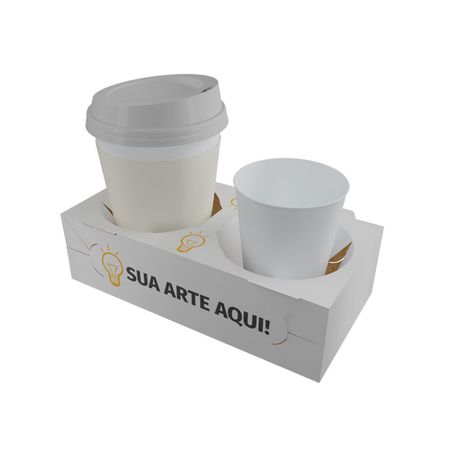 SUPORTE PARA COPOS PERSONALIZADO - CaixaMix Embalagens