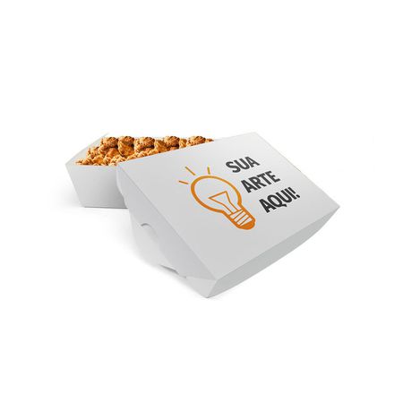 BOX FRITURA PREMIUM PEQUENA PERSONALIZADA - CaixaMix Embalagens