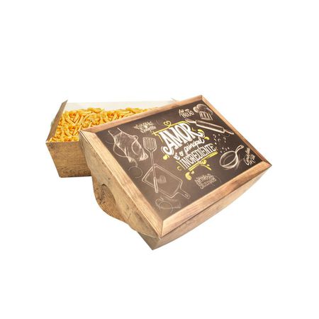 BOX FRITURA PREMIUM MÉDIA COM TAMPA - 50 UNIDADES - CaixaMix Embalagens