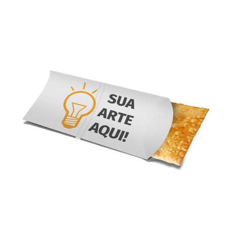 EMBALAGEM PASTEL DELIVERY PEQUENA PERSONALIZADA - 50 UNIDADES - CaixaMix Embalagens