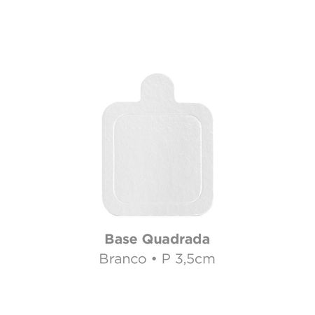 BASE PARA DOCES PEQUENA BRANCA QUADRADA | 25 UN - CaixaMix Embalagens