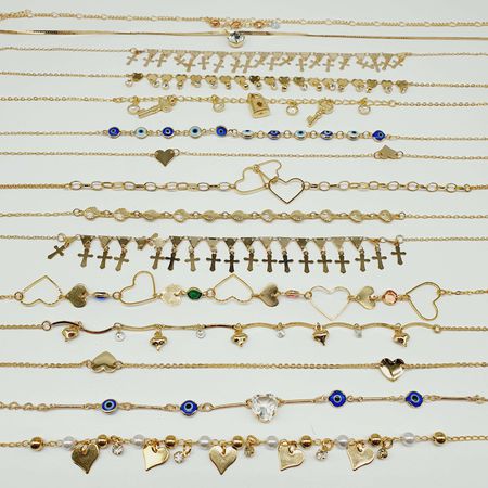 Lote Com 12 Colares Folheados a Ouro 18K Sortidos ... - Chérie Bijoux