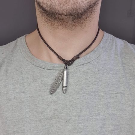 Colar Masculino Bala - Chérie Bijoux