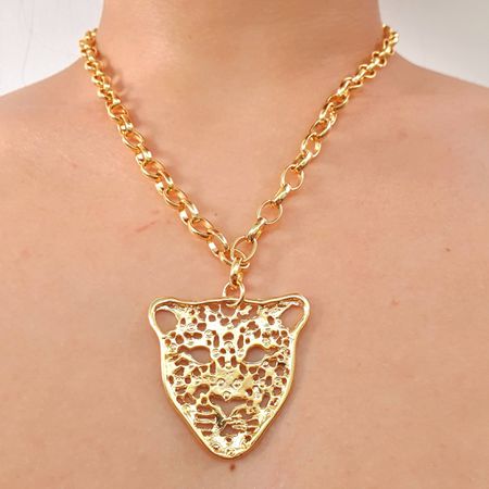 Colar Elos Folheado A Ouro 18K Onça Pintada - Chérie Bijoux