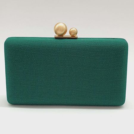 Bolsa Clutch Texturizada Verde Escuro - Chérie Bijoux