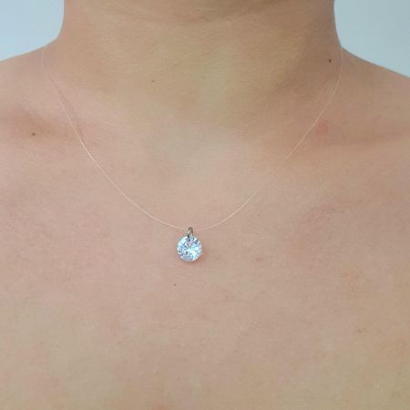 Colar Com Ponto De Luz - Chérie Bijoux