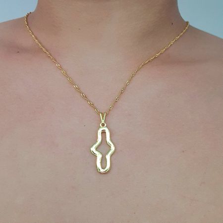 Conjunto Chapeado Folheado A Ouro 18K - Chérie Bijoux