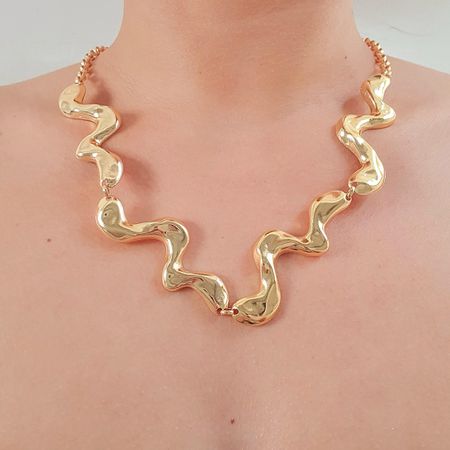 Colar Folheado a Ouro 18K Glamour - Chérie Bijoux