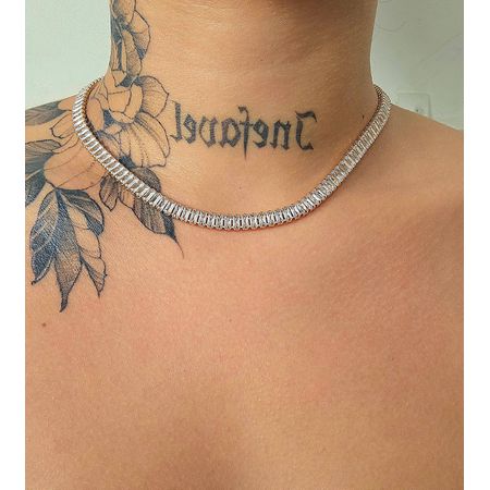Colar Com Zircônia Cravejada Prata - Chérie Bijoux