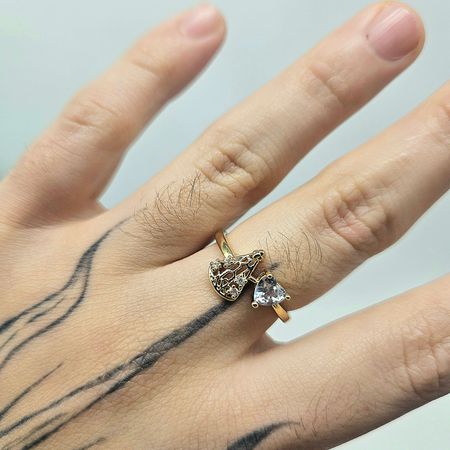 Anel Cravejado Em Zircônia Nossa Senhora Aparecida... - Chérie Bijoux