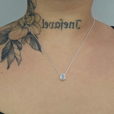 Colar Folheado a Prata 925 Gotinha - Chérie Bijoux
