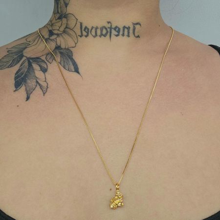 Colar Folheado a Ouro 18K Pepita - Chérie Bijoux