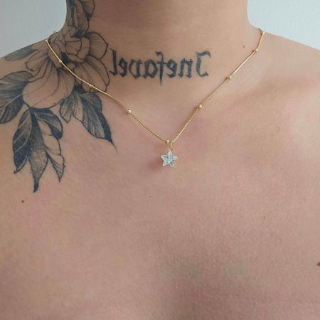Colar Folheado a Ouro 18K Estrelinha - Chérie Bijoux
