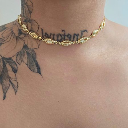 Colar Folheado a Ouro 18K Búzios - Chérie Bijoux