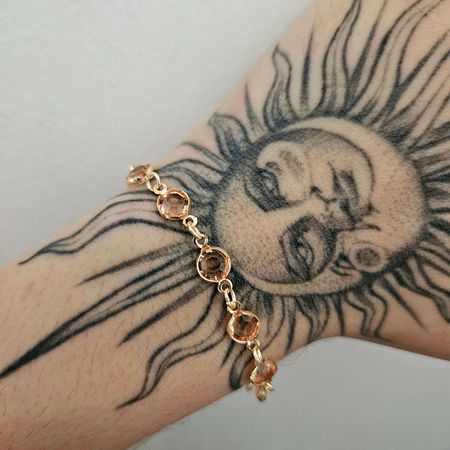 Pulseira Folheada A Ouro 18K Rosê - Chérie Bijoux