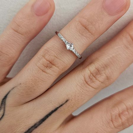Anel Falange Cravejado Em Zircônia Prata Ponto De ... - Chérie Bijoux