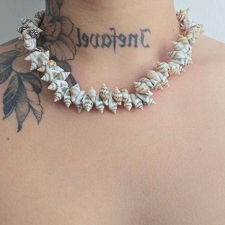 Colar Choker Conchinhas - Chérie Bijoux
