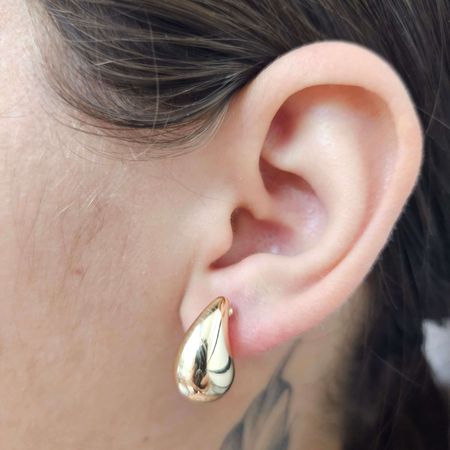 Brinco Gota Dourada - Chérie Bijoux