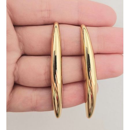 Brinco Folheado a Ouro 18K Banana - Chérie Bijoux