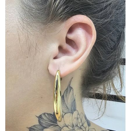 Brinco Folheado a Ouro 18K Banana - Chérie Bijoux