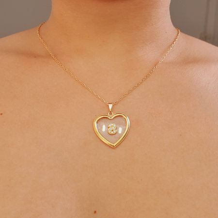 Colar Folheado A Ouro 18K Letra S - Chérie Bijoux