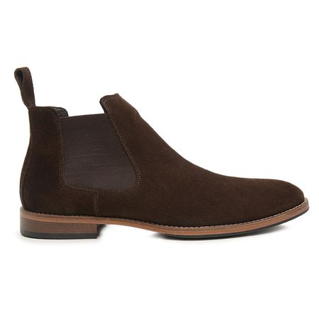 Bota Chelsea Moretti Camurça Café - DI LOMBARDI