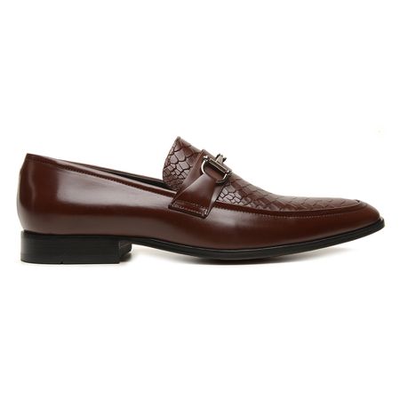 Loafer Treviso Croco Mouro - DI LOMBARDI