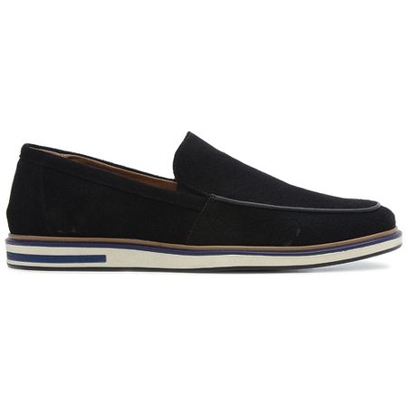 Sapato Casual Fillipo Camurça Preto - DI LOMBARDI
