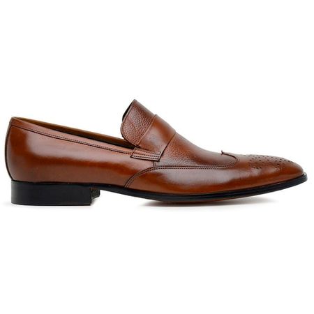 Sapato Social Bérgamo Canela - DI LOMBARDI