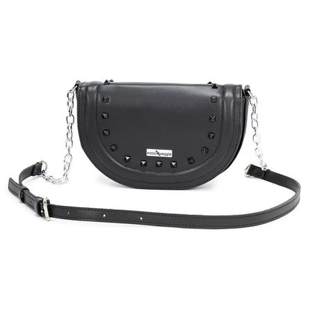 Bolsa Transversal Crossbody Meia Lua Preto - Lua01 - ESTILO VEGGIE SHOES