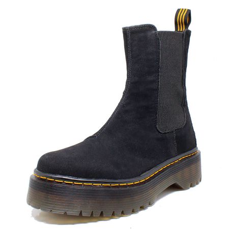 Bota Chelsea Estilo Inglês Abigail Acamurçado Pret... - ESTILO VEGGIE SHOES