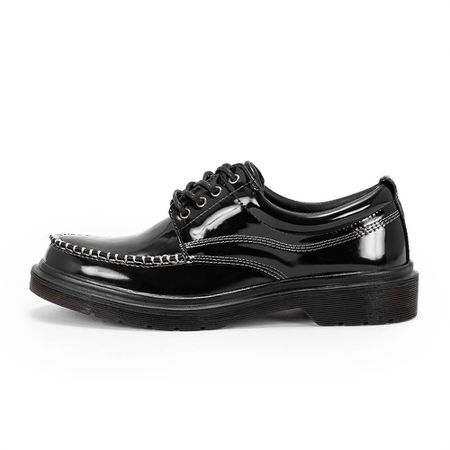 Sapato Mocassim Gaspar Estilo Veggie Veniz Preto -... - ESTILO VEGGIE SHOES