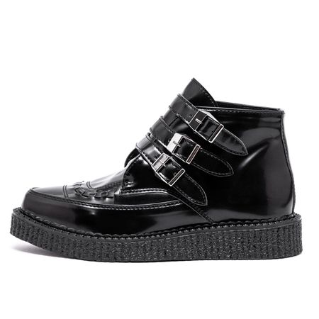 New Creeper Bico Fino Cagliari Estilo Veggie Verni... - ESTILO VEGGIE SHOES