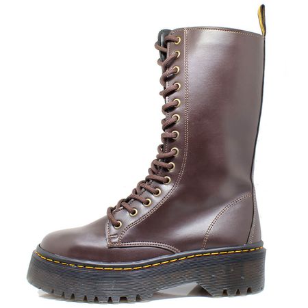 Coturno Estilo Inglês Cano 3/4 Marrom - 1084 - ESTILO VEGGIE SHOES