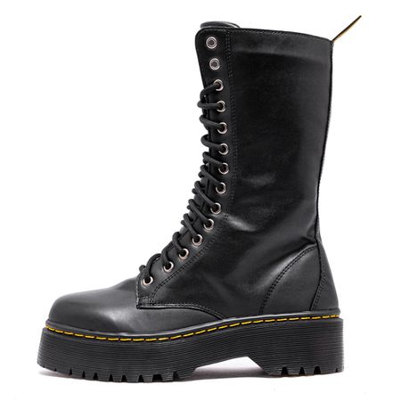 Coturno Estilo Inglês Cano 3/4 Preto - 333 - ESTILO VEGGIE SHOES