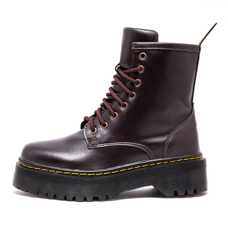 Coturno Tratorado Inglês Estilo Veggie Marrom - 10... - ESTILO VEGGIE SHOES