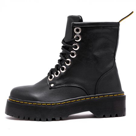 Coturno Tratorado Inglês Estilo Veggie Preto Prata... - ESTILO VEGGIE SHOES