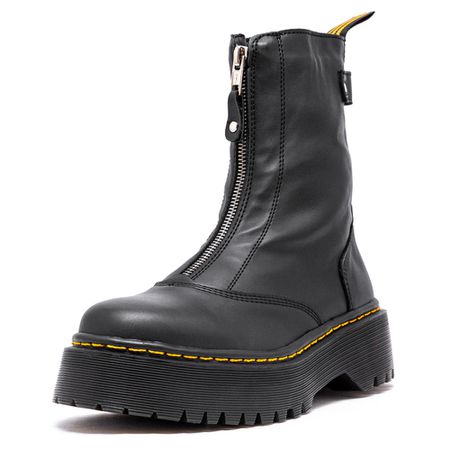 Coturno Tratorado Inglês Estilo Veggie Nola Preto.... - ESTILO VEGGIE SHOES